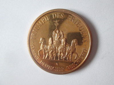 Medalie Proof Germania:200 ani poarta Brandenburg/Triumful păcii 1991 foto