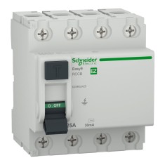 Diferential RCCB 25A 4P 30mA tip AC Easy9 Schneider EZ9R32425