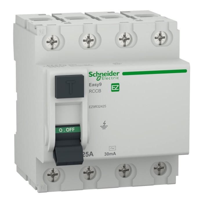 Diferential RCCB 25A 4P 30mA tip AC Easy9 Schneider EZ9R32425