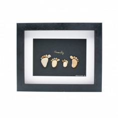 Tablou My Family 4- Colectia Pebble Art | ArtMyWay