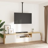 Suport TV Tavan vidaXL 32-65 inch, VESA 400x400, 40kg, Inclinare 15&deg;, Pivotare 360&deg;, Negru