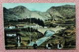 Podul Dambovicioarei - Campulung Muscel Rucar - Carte postala circulata, 1929