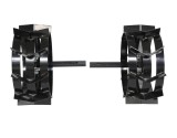 Set roti metalice ProGarden 440x180 cu flanse si prindere hex 23 mm