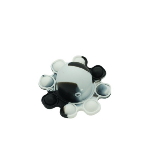 Jucarie antistres din silicon, flippy&Acirc;&reg;, pop it now and flip it, caracatita reversibila, multicolor, v8