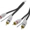 Cablu RCA Dual Control 5m