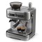 Espressor Philips Barista Brew PSA3218/01 semi-automat cu rasnita conica metalica, 15 bari, Recipient boabe de 250g, Sigiliu premium calibrat, Vas lap