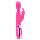 Vibrator Iepuras INYA Revolve, Thrusting, Rotating, Heating, Silicon, USB, Roz, 25.5 cm, Nsnovelties