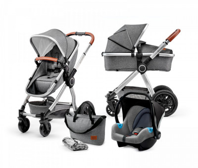 CARUCIOR 3 IN 1 KINDERKRAFT VEO, GREY foto