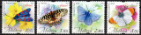 MOLDOVA 2022, Fluturi, Fauna, serie neuzata, MNH, Nestampilat