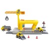 Jucarie din lemn - Set constructii macarale feroviare, Hape