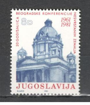 Iugoslavia.1981 20 ani Conferinta Statelor Nealiniate SI.518 foto