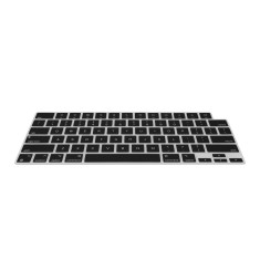 Folie tastatura Kwmobile pentru Apple MacBook Pro M2 16&quot; (2023)/MacBook Pro M3 16&quot; (2023), Negru, Silicon, KWM000025BQ001C
