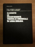 ELEMENTE DE CORESPONDENTA TEHNICA SI COMERCIALA IN LIMBA ENGLEZA de SPIRIDON LEFTER , 1985