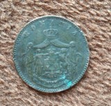 Monedă veche rom&acirc;nească, 10 bani 1867