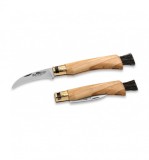 Briceag Old Bear Mushroom olive wood pentru ciuperci, lama 68 mm