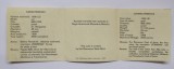 CERTIFICAT PT. MONEDA BNR DE AUR . 1000 LEI 1998 . Aniversarea Marii Uniri de la 1 Decembrie 1918 . #1235.