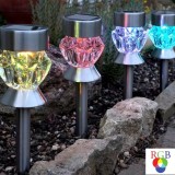 Cumpara ieftin Lampa solara LED prismatica H 36 cm
