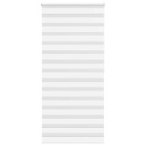 Cumpara ieftin Jaluzea tip zebra alb latime tesatura 95,9 cm poliester