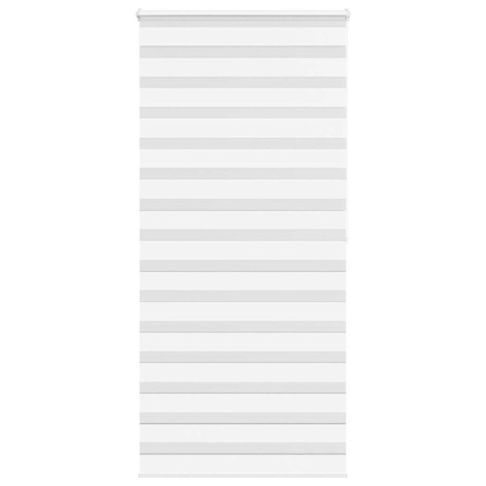 Jaluzea tip zebra alb latime tesatura 95,9 cm poliester