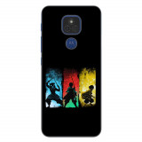 Husa compatibila cu Motorola Moto E7 Plus Silicon Gel Tpu Model Demon Slayer Team