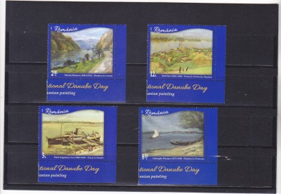 ZIUA INTERNATIONALA A DUNARII,PICTURA,2019 MNH,LP2245, ROMANIA. foto