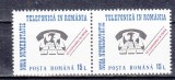 A11 TX 10 1 - 1992 - Noua numerotare telefonica in Romania - pereche de doua timbre