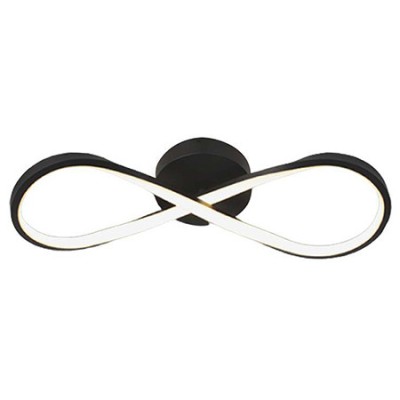 Candelabru led 24w 3000k 52.5x18.5cm - negru foto