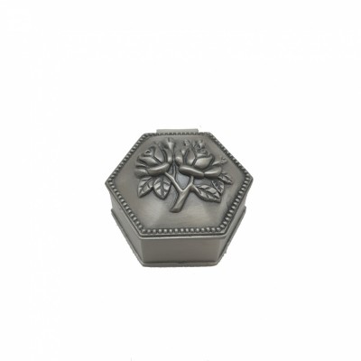 Caseta Metal Bijuterii Hexagon foto