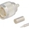 Mufă N tată drept 50&Omega; crimpat PTFE pentru RG141, RG58C/U, URM43, URM76