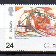 Guernsey 1993, EUROPA CEPT, Arta, serie neuzată, MNH