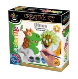 Cumpara ieftin Joc creativ D-Toys Color Me Plus - Dinos