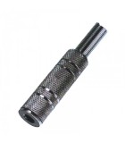 Mufa JACK 3.5 mm mama MONO metal pe fir cu protector cablu, Oem