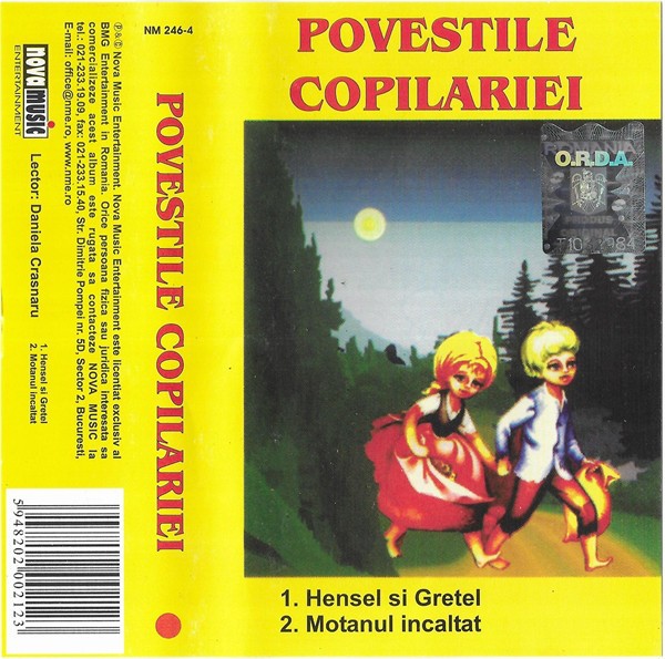 Casetă audio Daniela Crăsnaru &lrm;&ndash; Poveștile Copilăriei, originală