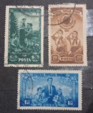 Cumpara ieftin Romania 1952 Lp 323 a III-a aniversare a organizației de pioneri serie ștampilat