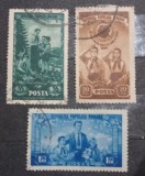 Romania 1952 Lp 323 a III-a aniversare a organizației de pioneri serie ștampilat, Stampilat