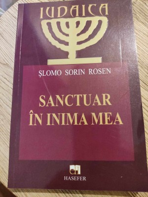 RABIN SLOMO SORIN ROSEN - SANCTUAR IN INIMA MEA (HASEFER, 2010, 294 p. TORA) foto