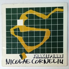 SHAKESPEARE de NICOLAE CORNELIU , EXPOZITIE DE AFIS , 1988, DEDICATIE * foto