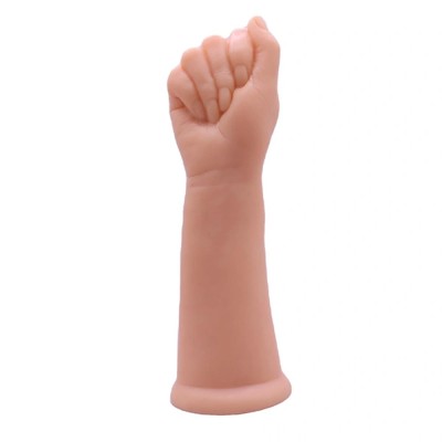 Dildo Fisting cu Ventuza, PVC, Natural, 27.1 cm foto