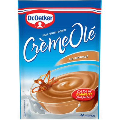 Creme Desert Ole Dr. Oetker, 80 g, Aroma Caramel, Creme pentru Desert Dr Oetker cu Caramel, Creme Ole cu Caramel pentru Desert, Praf pentru Desert Dr foto