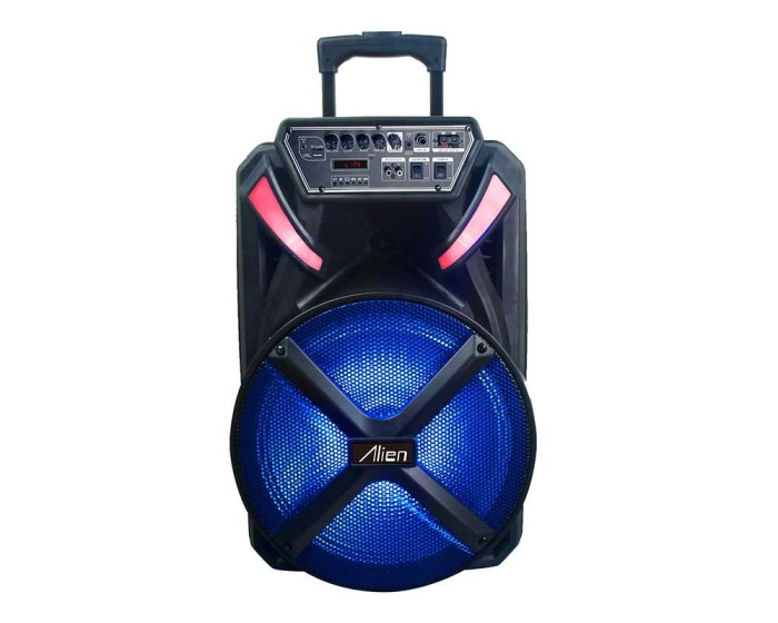Boxa portabila 15&quot; 20W BT USB SD mic VHF Alien 1531