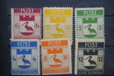 SERIE GERMANIA POSTA LOCALA STORKOW foto