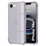 Husa iPhone 16e Asteroid GSM Shockproof Clear Silicone, fumuriu
