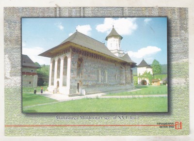 bnk cp Manastirea Moldovita - Vedere - necirculata foto