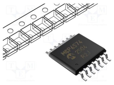 Comparator low-power 4 canale 1,8-5,5V TSSOP14 MICROCHIP foto