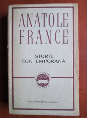 Anatole France - Istorie contemporana foto