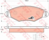 Set placute frana,frana disc PEUGEOT 206 SW (2E/K) (2002 - 2016) TRW GDB1500