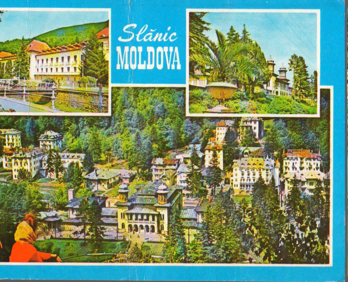 CPIB 15173 - CARTE POSTALA - SLANIC MOLDOVA, MOZAIC