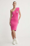 UGG rochie culoarea roz, mini, mulata, 1159570