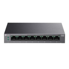 SWITCH TP-LINK, 8 porturi Gigabit (8 porturi POE+ buget total 62W), carcasa metalica &amp;quot;LS108GP&amp;quot; (timbru verde 2 lei) foto