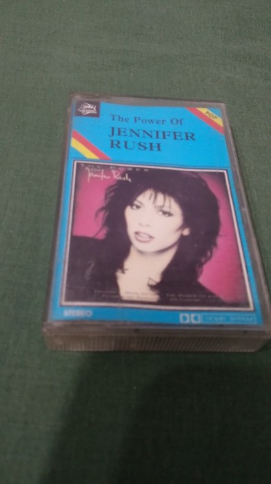 CASETA AUDIO JENNIFER RUSH -THE POWER OF ORIGINAL FOARTE RARA !!